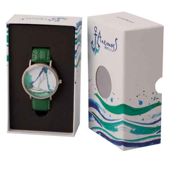 Anemoss Yelken Erkek Deri Kol Saati - Resim 7