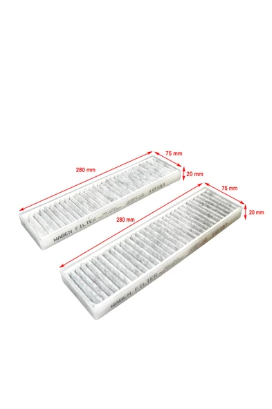Hyundai İ20 I 2008-2015 Uzun Tip Karbonlu Polen Filtresi - 2