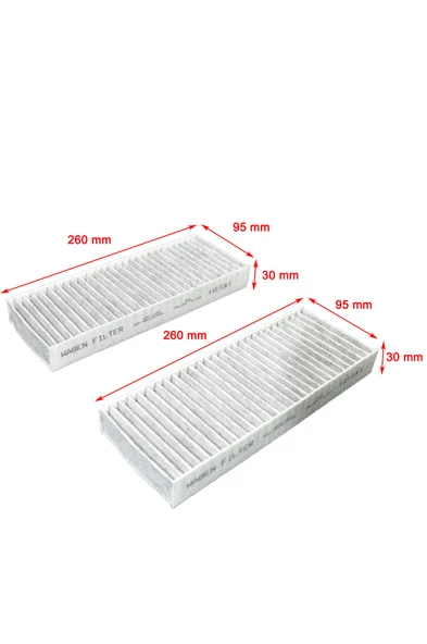 Peugeot 508 II 2018 ve Sonrası Karbonlu Polen Filtresi - Resim 2