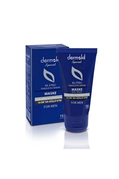 DERMOKİL MASKE KİL FORMEN 50ML-SİYAH NOKTA SİVİLCE 15+YAŞ