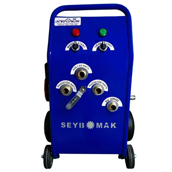 Seybomak Havalı Petek Temizleme Makinesi Çift Yönlü darbeli 1,2 Hp mavi - 2