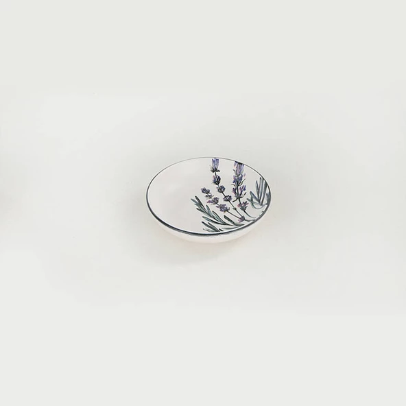 Keramika Keraart Çiçek Bahçesi Halka Çerezlik/Sosluk 13 Cm 6 Adet - 18938/43 - 5