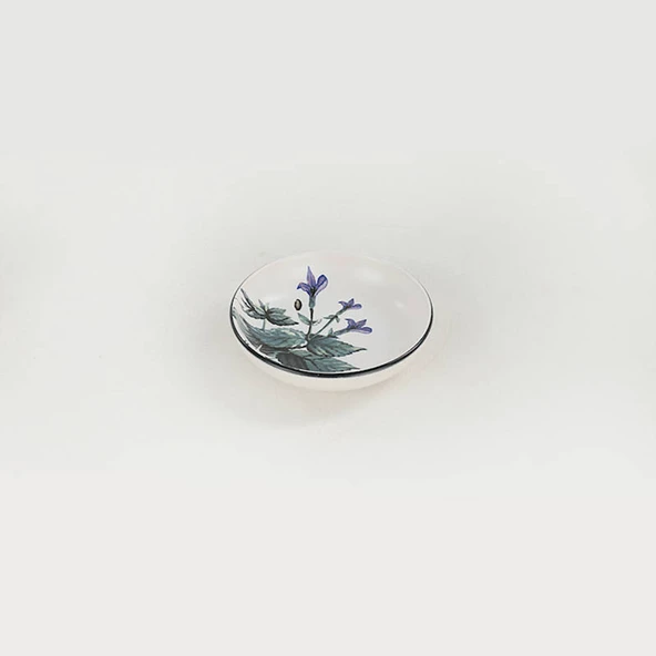 Keramika Keraart Çiçek Bahçesi Halka Çerezlik/Sosluk 13 Cm 6 Adet - 18938/43 - 6