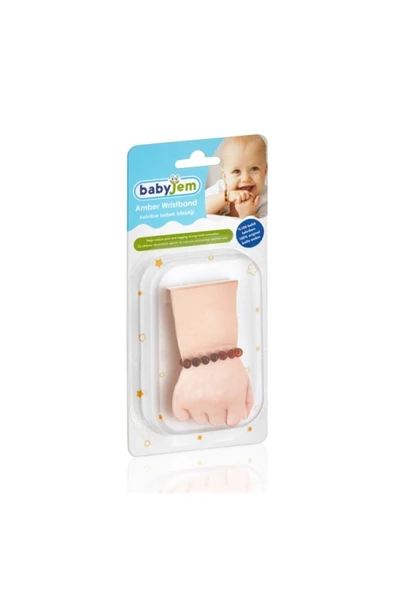 Babyjem Baby Jem Kehribar Bebek Bilekliği Gökkuşağı - 2