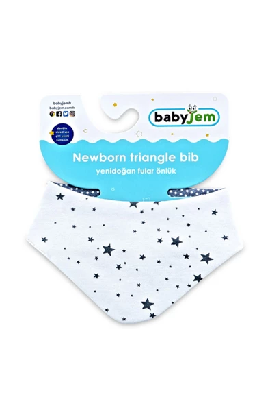Babyjem Yenidoğan Fular Önlük 515 Yıldızlı - Resim 4
