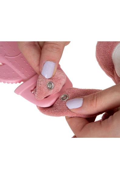 Babyjem Diş Kaşıyıcılı Uykucu Ayıcık Gül Kurusu - 5