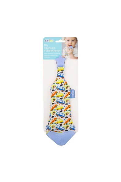 Babyjem Diş Kaşıyıcı Fular&kravat Mavi - 7