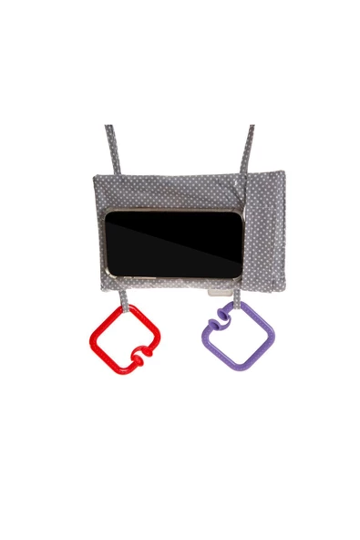 Babyjem Araç Içi Telefon Askılığı Gri Puanlı - Resim 2