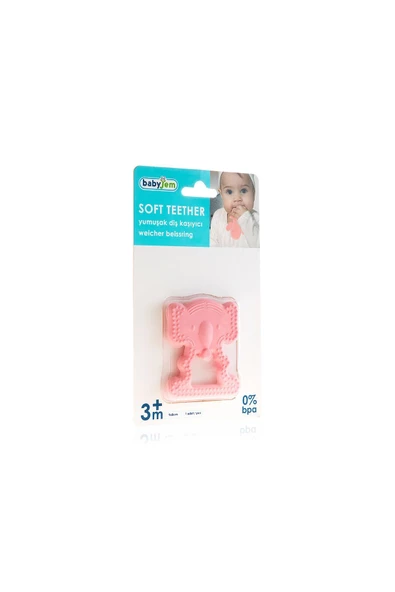 Babyjem Diş Kaşıyıcı Fil Pembe - 7