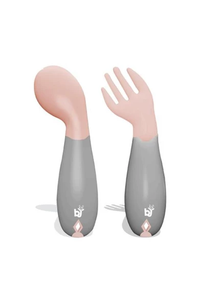 Babyjem Açılı Mama Çatal Kaşık Seti 703 - Resim 3