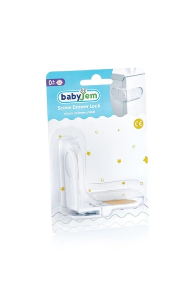 Babyjem Vidasız Çekmece Kilidi 080 - 2