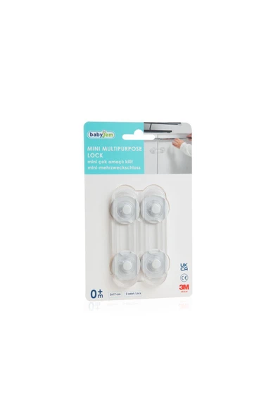 Babyjem Beyaz Mini Çok Amaçlı Kilit 2 Adet - 7