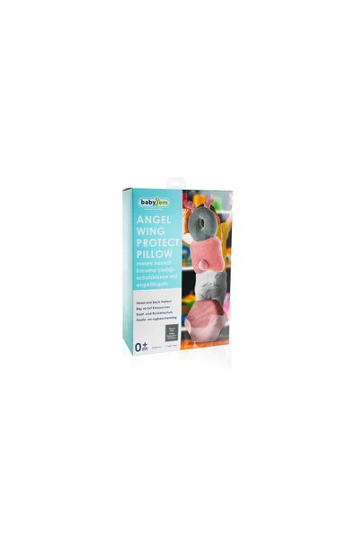 Babyjem Bebek Melek Kanadı Koruma Yastığı Pembe Kadife - 8