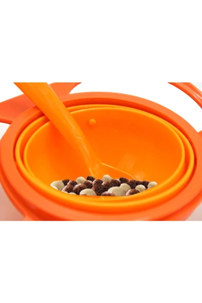 Babyjem Dökülmeyen Tabak & Çelik Çatal Kaşık Takımı - Resim 3