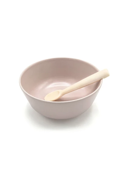 Babyjem Diş Kaşıyıcılı Silikon Kaşık Ekru - Bpa & Pvc & Latex & Plastik Içermez. - Resim 3