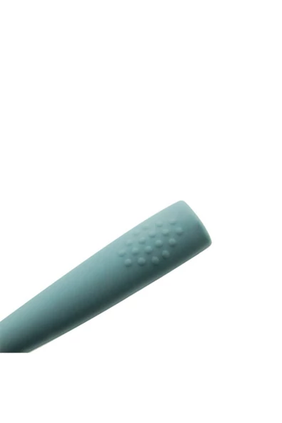 Babyjem Diş Kaşıyıcılı Silikon Kaşık Mint - Bpa & Pvc & Latex & Plastik Içermez. - Resim 2