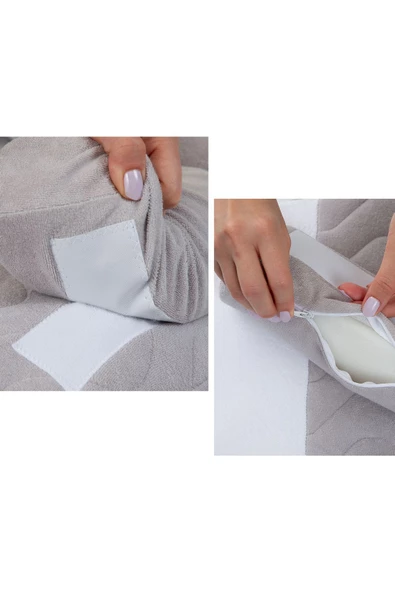 Babyjem Antikolik Uyku Yastığı Air Gri - 6