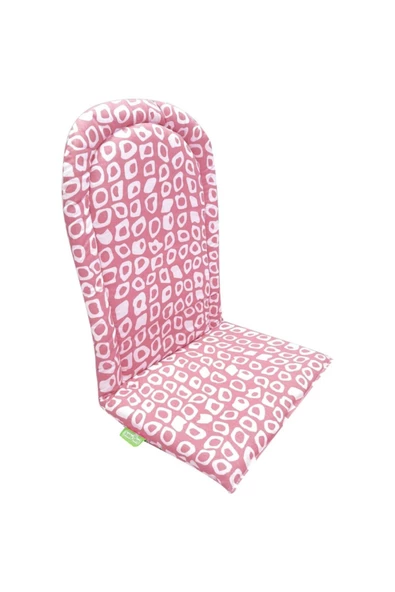 Babyjem Mama Sandalyesi Minderi 403 Pembe Kare - 2