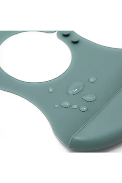 Babyjem 718 Mini Silikon Önlük Mint - 4