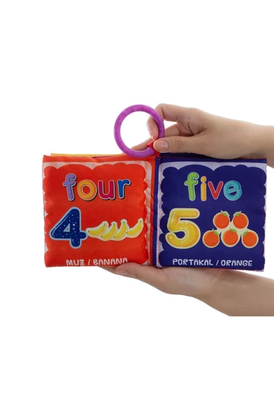 Babyjem Hışırtılı Kitap Meyve Desen - 3
