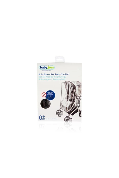 Babyjem Lüks Bebek Arabası Yağmurluğu - 7