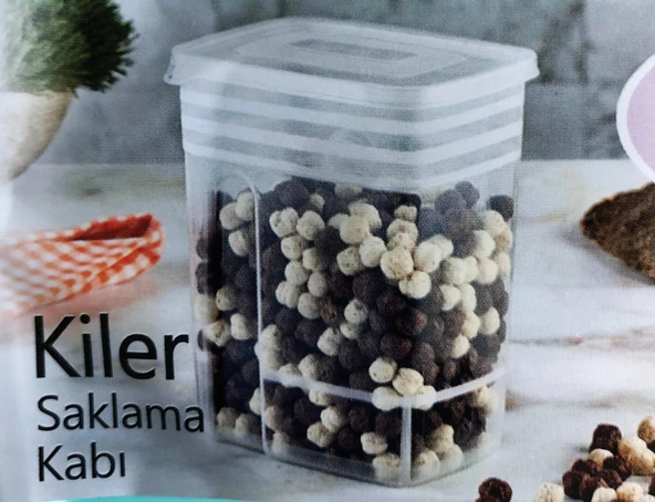 2'li Plastik Küçük Saklama Kabı 1,25 Lt