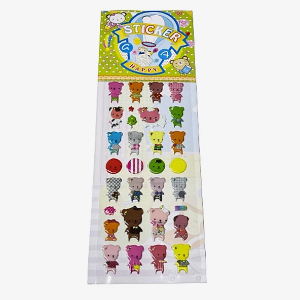 Sticker Seti Kabartmalı ga - 12