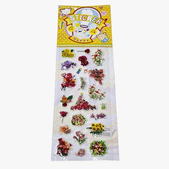 Sticker Seti Kabartmalı ga - 9