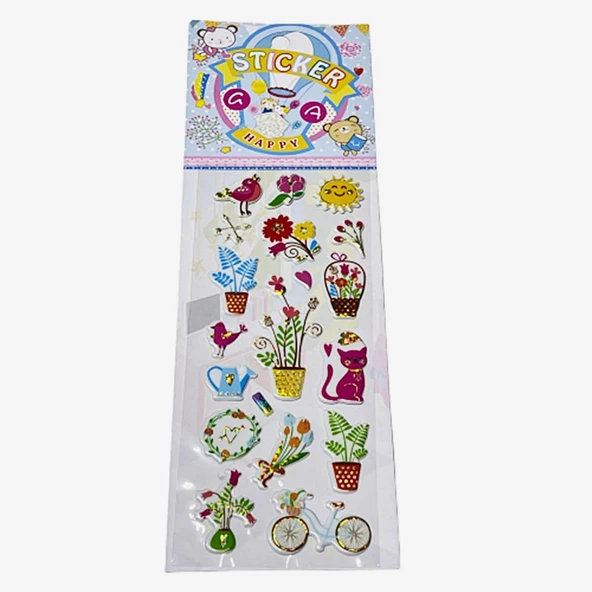 Sticker Seti Kabartmalı ga - 7