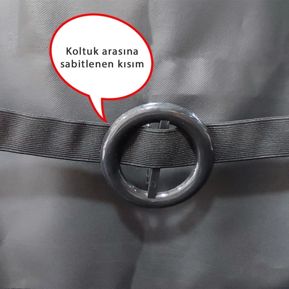 Bod Eva Oto Koltuk Arkası Koruyucu Eşya Düzenleyici Araç içi Organizer 2 li Set - 7