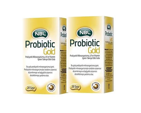 NBL Probiotic Gold 20 Saşe -2 ADET-SKT:08/2025