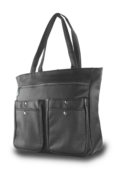 Bagorama HOLA Kadın Suni Deri Çok Gözlü Kol ve Omuz Çantası