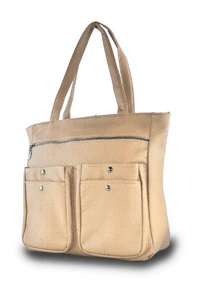 Bagorama HOLA Kadın Suni Deri Çok Gözlü Kol ve Omuz Çantası - 2