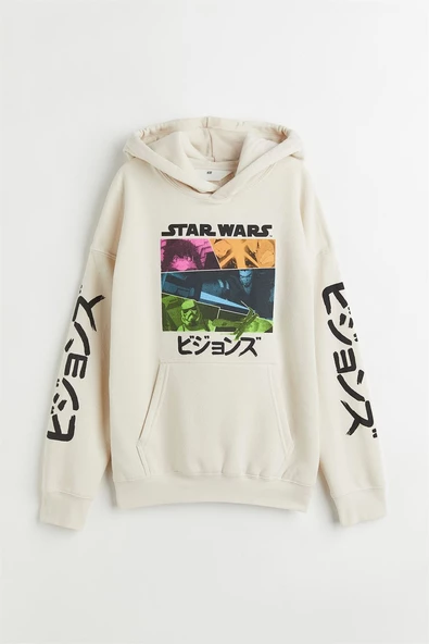 ERKEK ÇOCUK STAR WARS BASKILI PAMUK KAPŞONLU SWEAT - 2