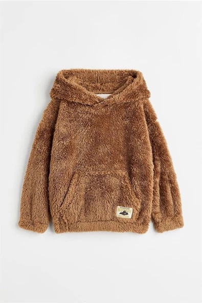 UNİSEX PELÜŞ KAPŞONLU SWEAT - 7