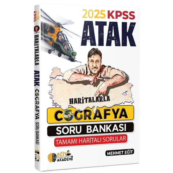 KPSS Haritalarla Atak Coğrafya Soru Bankası Mehmet Eğit