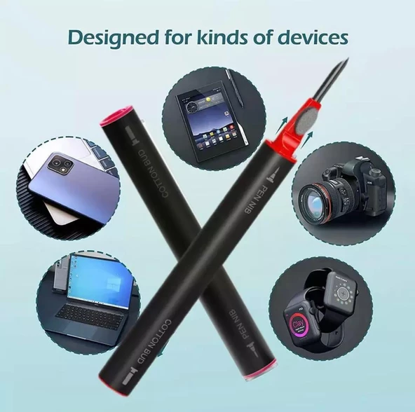 Kulaklık Temizleme Kiti Çok Fonksiyonlu Telefon Tablet Elektronik Eşya Temizleme Kiti - 10