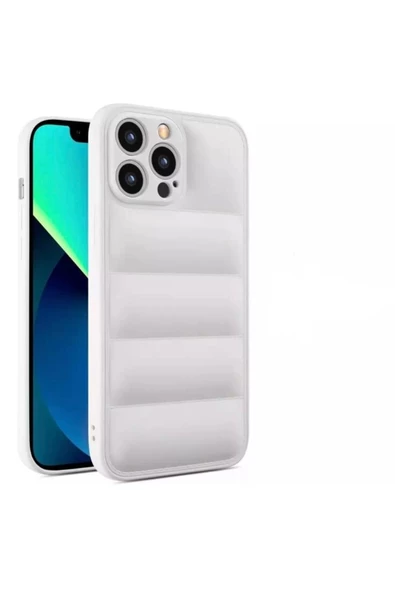 Iphone 12 Pro Uyumlu Şişme Kılıf Puffer Case Tam Koruma - 5
