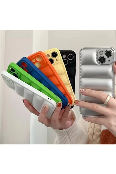 Iphone 12 Pro Uyumlu Şişme Kılıf Puffer Case Tam Koruma - 6