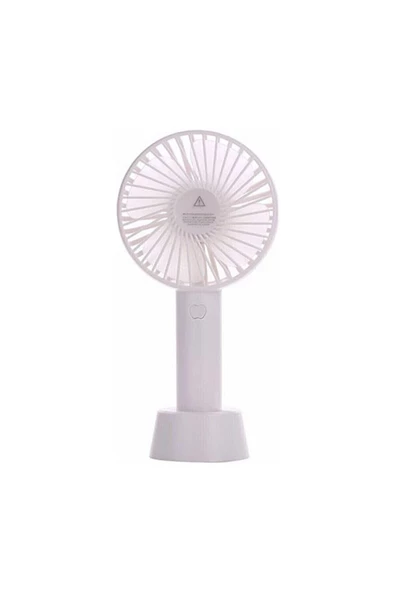 Mini Şarjlı El Ve Masaüstü Fan Soğutucu Vantilatör Standlı Taşınabilir - 4