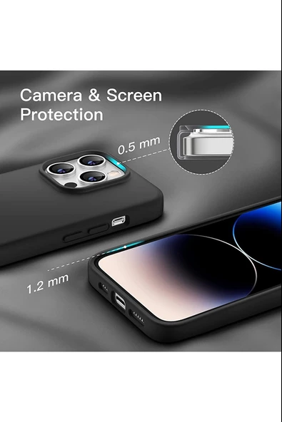 Iphone 14 Pro Max Uyumlu Kılıf Silinebilir Logosuz Lansman Kılıf - 12