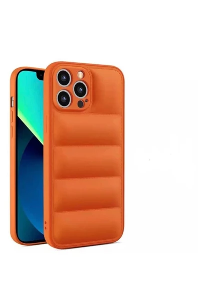Iphone 12 Pro Max Uyumlu Şişme Kılıf Puffer Case Tam Koruma - 8