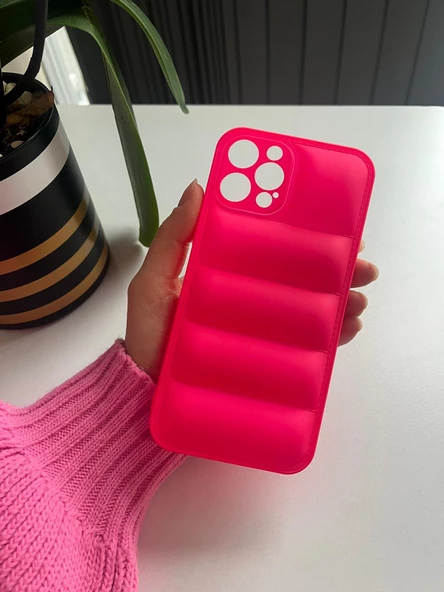 Iphone 12 Pro Max Uyumlu Şişme Kılıf Puffer Case Tam Koruma - 11