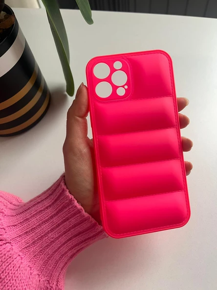 Iphone 12 Pro Max Uyumlu Şişme Kılıf Puffer Case Tam Koruma - 12