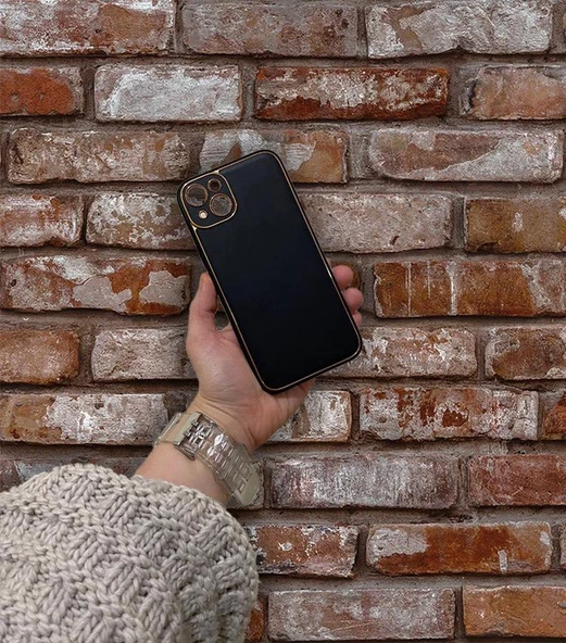 İphone 14 Plus Deri Görünümlü Coco Kapak-Kılıf - 4