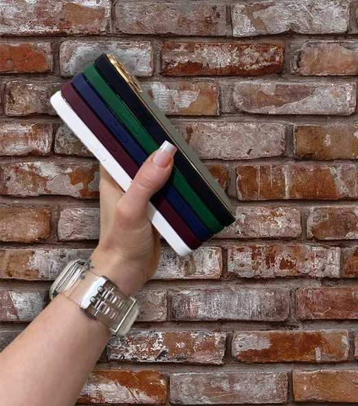 İphone 14 Plus Deri Görünümlü Coco Kapak-Kılıf - 7