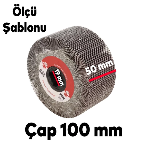 Volker Kırmızı Mop Zımpara Keçe Aşındırıcı Plus 220 Kum 100 x 50 x 19 mm - 3