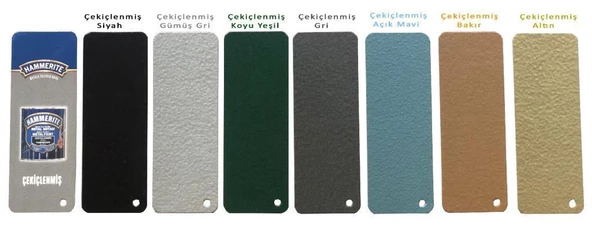 Hammerite Çekiçlenmiş Metal Boyası  0.75lt GümüşGri - 2