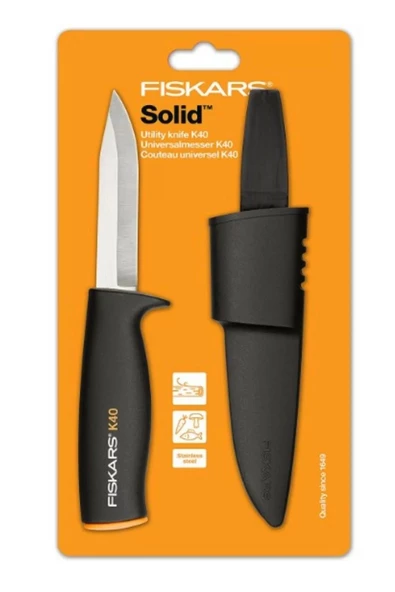 Fiskars K40 Kılıflı Genel Amaçlı Bıçak - 2