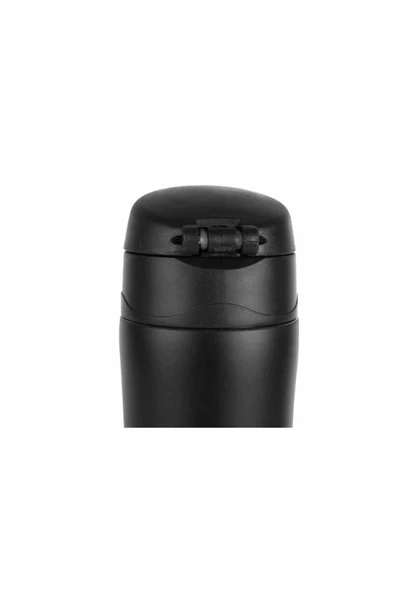 Kaliteli Çift Katman Paslanmaz Çelik 500 ml Termos Bardak Siyah - 6